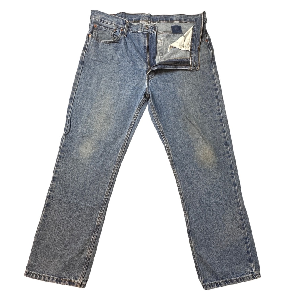 Levi's 516 Jeans Mens 38x30 (37x28) Blue Straight Leg Denim Faded Workwear